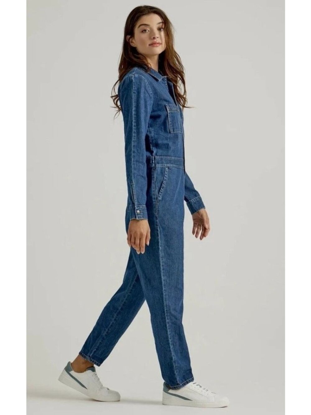 Lee Union Alls Women's XS Blue Denim Jumpsuit Coveralls One Piece NWT